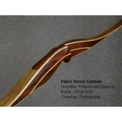 FALCO - Longbow FORCE VINTAGE CARBON 70" -Arbalète Équipement Magasin falco arc longbow force vintage 64 15